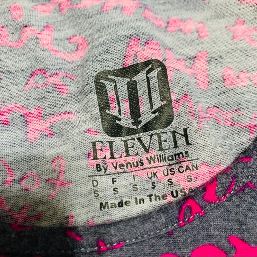 Venus Williams Diary High Low Stretchy T Size S View 3